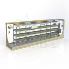 Hybrid Farm 3 Right Side 5 Tier / 3 Channel Left Side 3 Tier / Flood Table